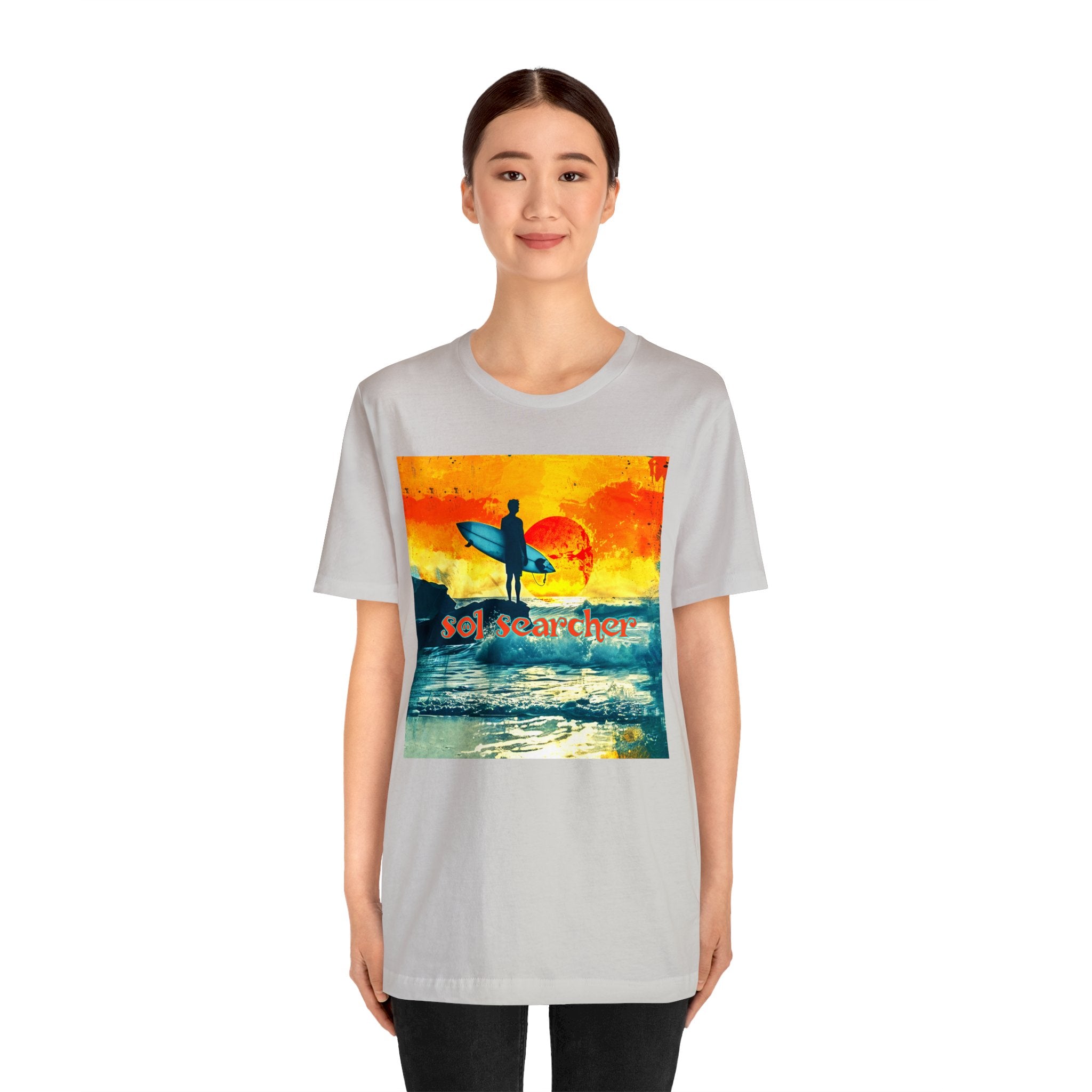 Sol Searcher sunset Unisex Jersey Short Sleeve Tee