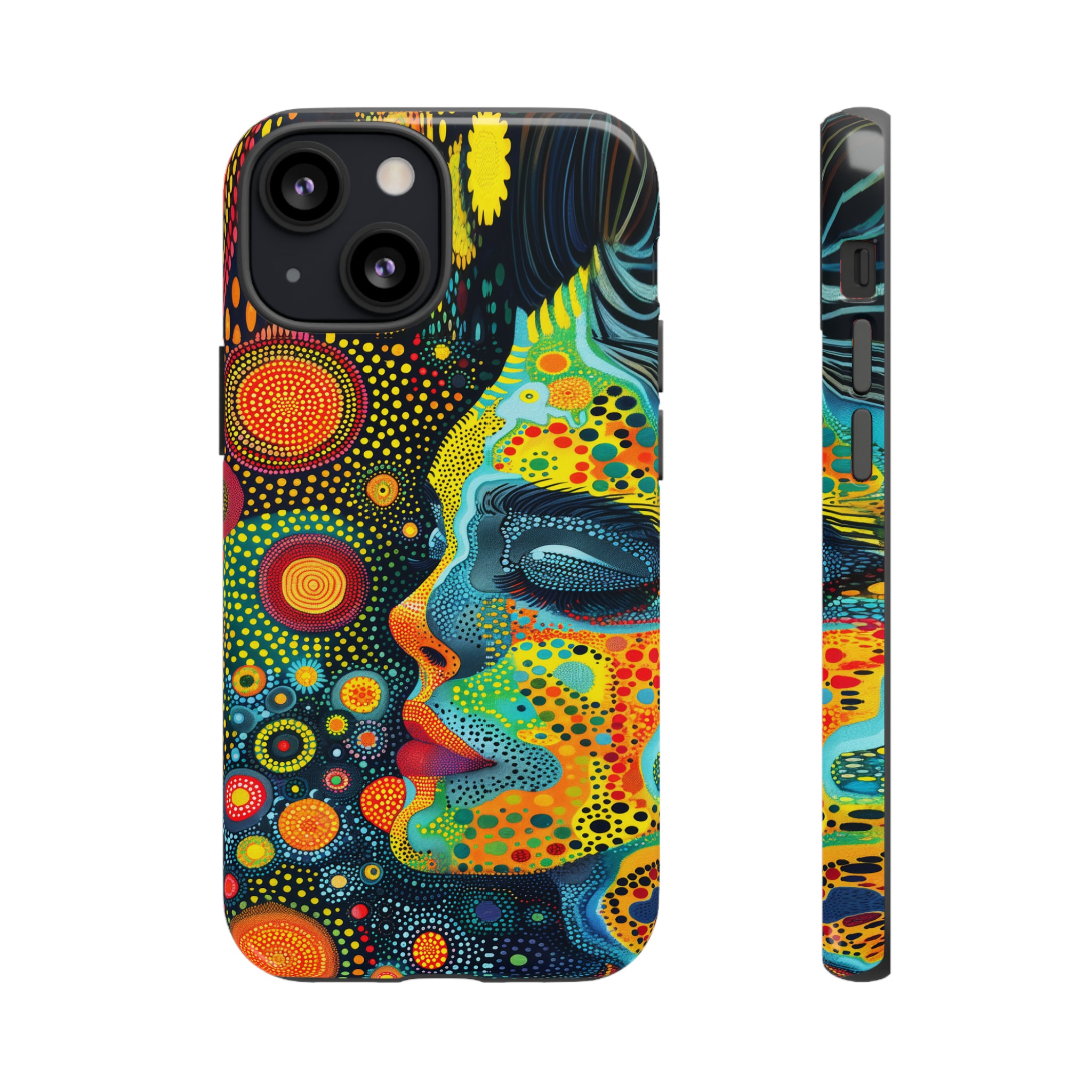 Phone Case, whimsical colorful design, Artistic design, Tough Case, Colorful whimsical fantasy design, iPhone 15, 14, 13, 12, 11, Samsung, Pixel