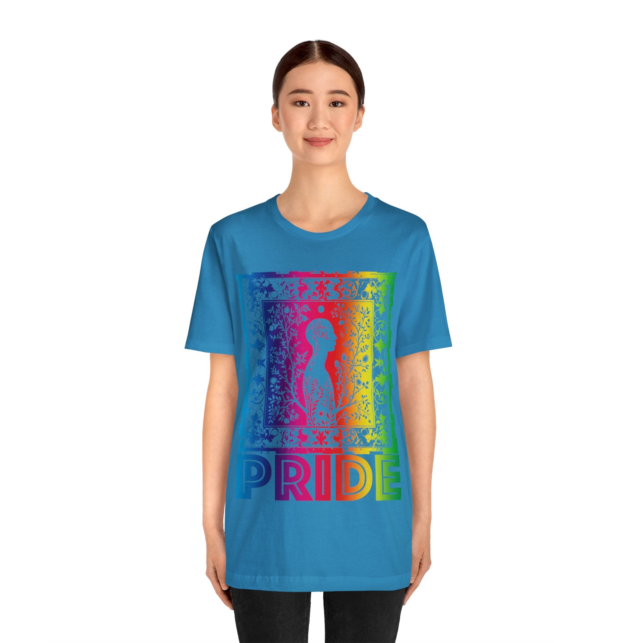 Pride Silhouette in 4 colors Unisex Jersey Short Sleeve Tee