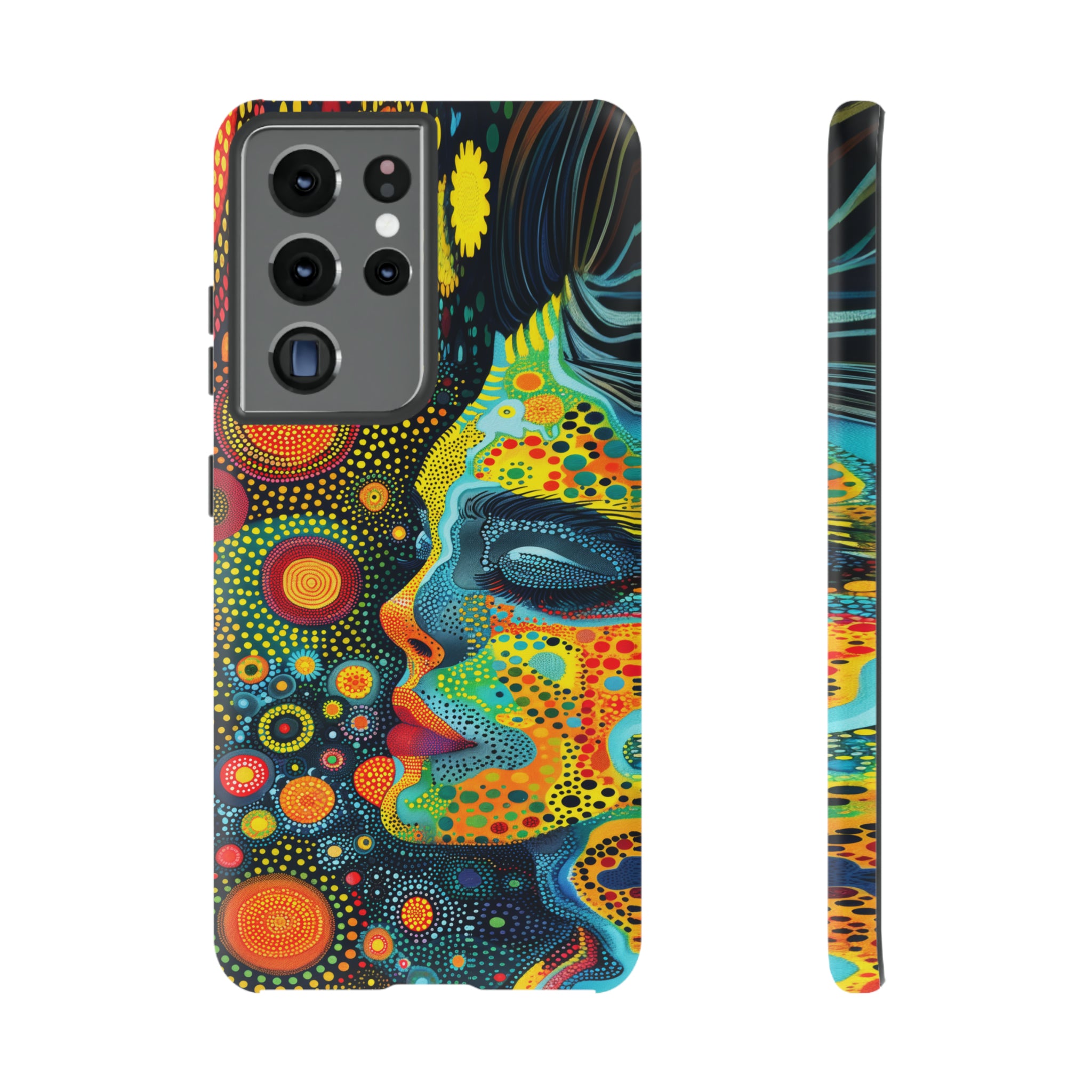 Phone Case, whimsical colorful design, Artistic design, Tough Case, Colorful whimsical fantasy design, iPhone 15, 14, 13, 12, 11, Samsung, Pixel