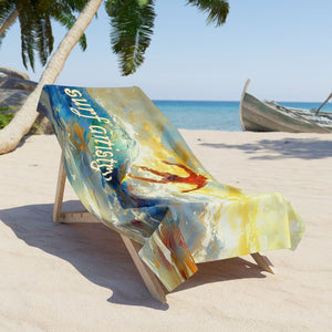 Surf Artistry wave Beach Towel 36" x 72?