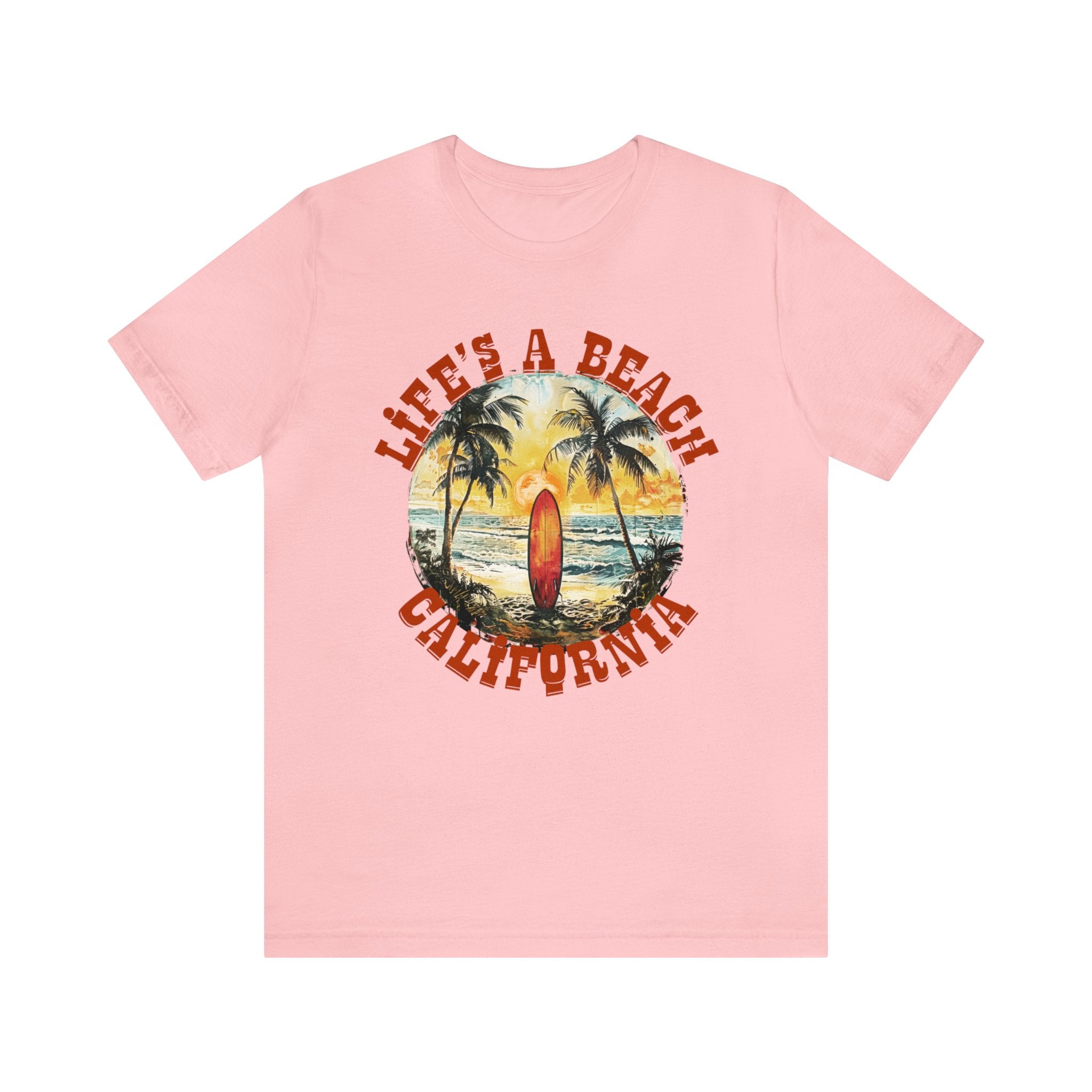 Life's a beach California Unisex Jersey Short Sleeve Tee