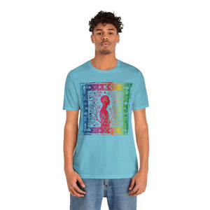 Rainbow silhouette Unisex Jersey Short Sleeve Tee