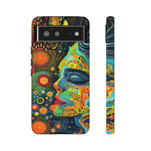 Phone Case, whimsical colorful design, Artistic design, Tough Case, Colorful whimsical fantasy design, iPhone 15, 14, 13, 12, 11, Samsung, Pixel