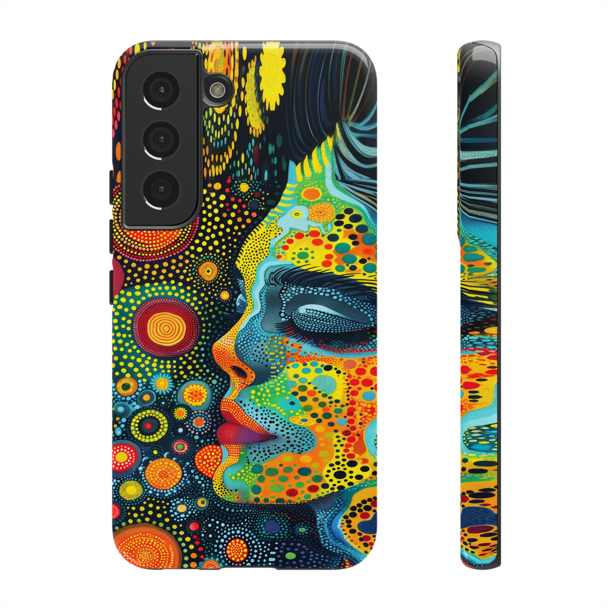 Phone Case, whimsical colorful design, Artistic design, Tough Case, Colorful whimsical fantasy design, iPhone 15, 14, 13, 12, 11, Samsung, Pixel