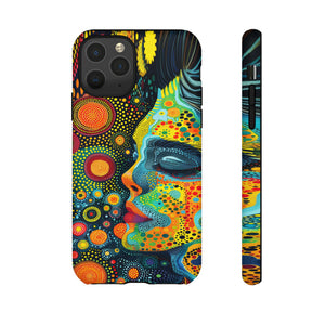 Phone Case, whimsical colorful design, Artistic design, Tough Case, Colorful whimsical fantasy design, iPhone 15, 14, 13, 12, 11, Samsung, Pixel