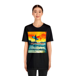 Sol Searcher sunset Unisex Jersey Short Sleeve Tee