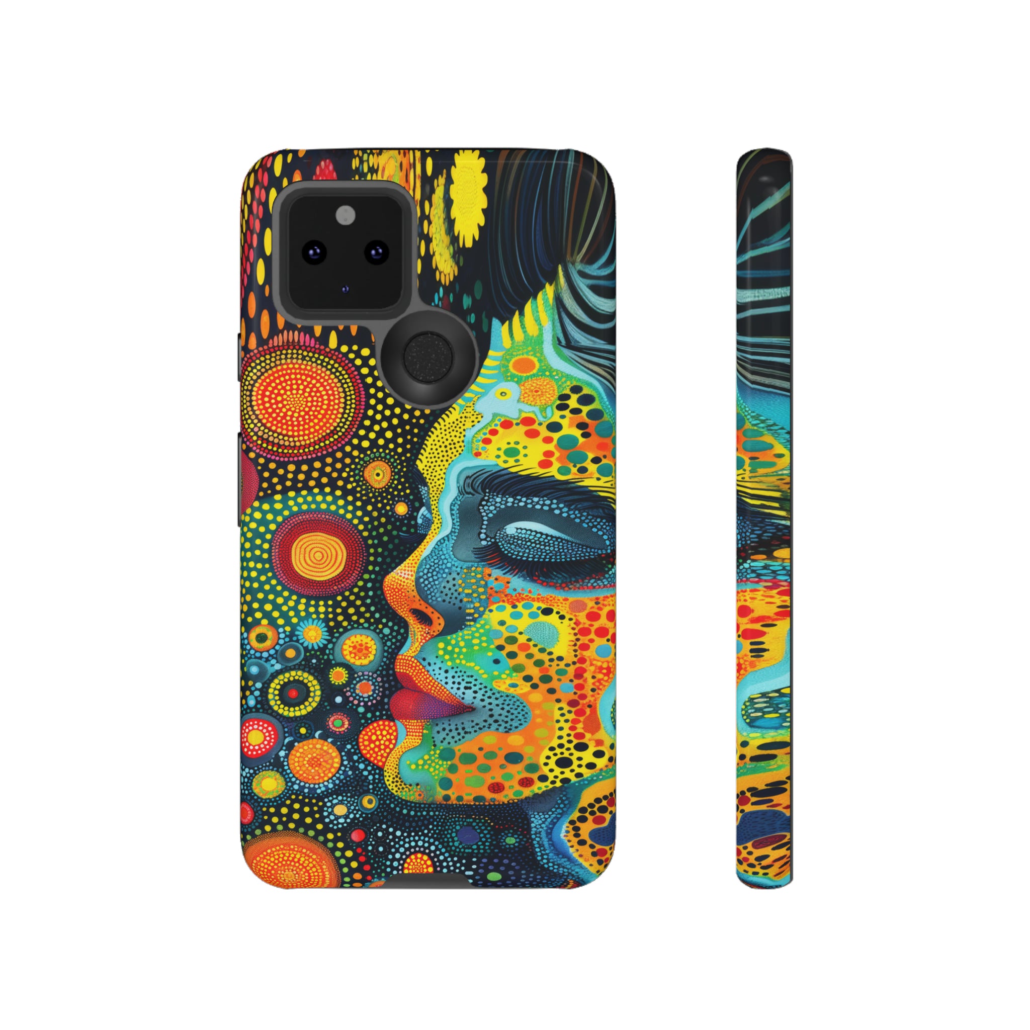 Phone Case, whimsical colorful design, Artistic design, Tough Case, Colorful whimsical fantasy design, iPhone 15, 14, 13, 12, 11, Samsung, Pixel