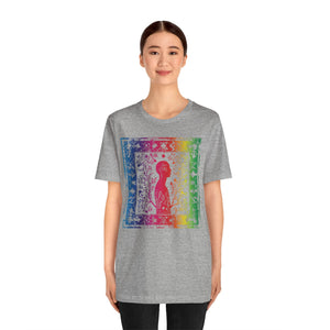 Rainbow silhouette Unisex Jersey Short Sleeve Tee