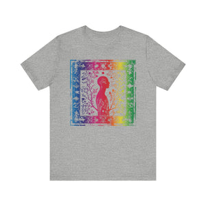Rainbow silhouette Unisex Jersey Short Sleeve Tee