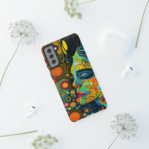 Phone Case, whimsical colorful design, Artistic design, Tough Case, Colorful whimsical fantasy design, iPhone 15, 14, 13, 12, 11, Samsung, Pixel