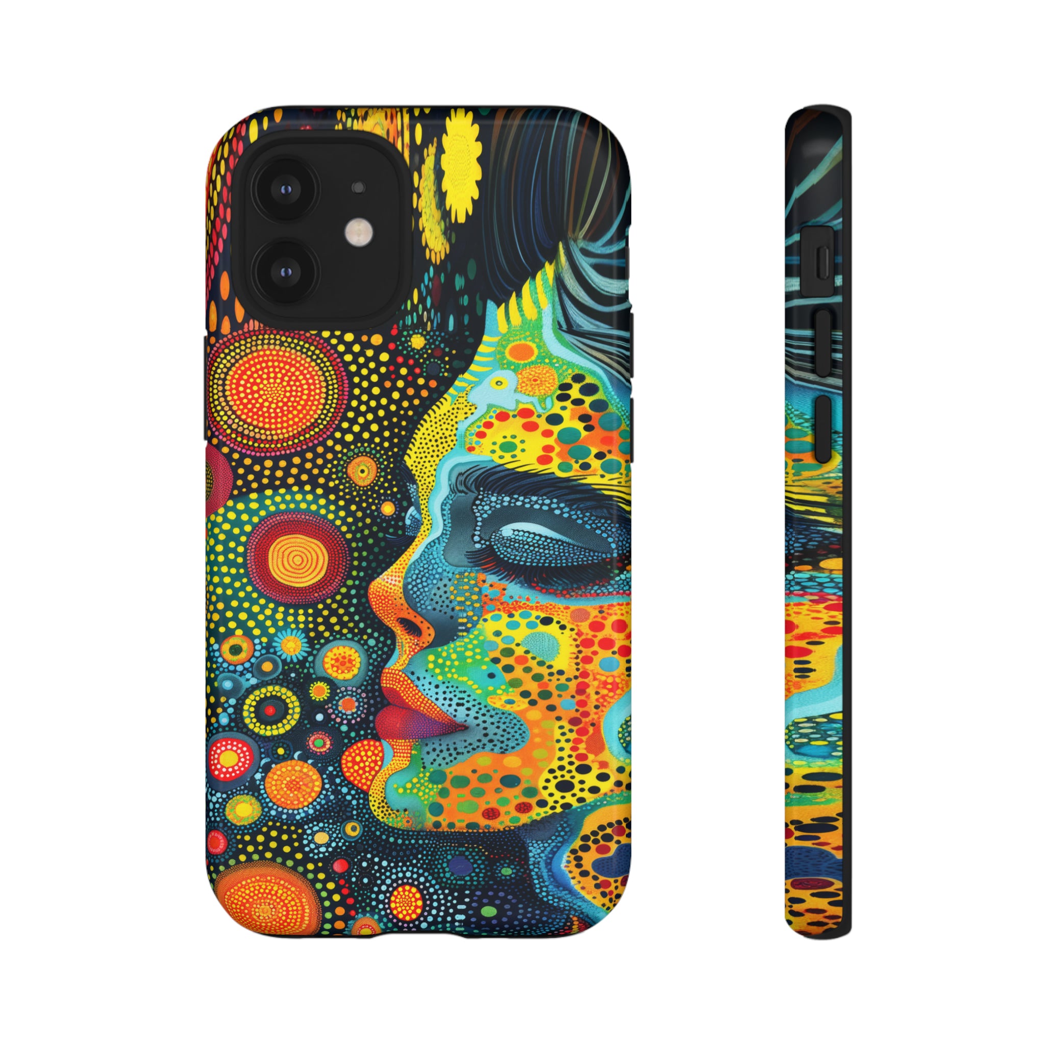 Phone Case, whimsical colorful design, Artistic design, Tough Case, Colorful whimsical fantasy design, iPhone 15, 14, 13, 12, 11, Samsung, Pixel