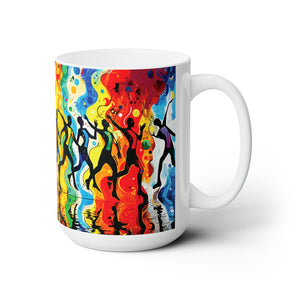 Rainbow reflection Ceramic Mug 15oz