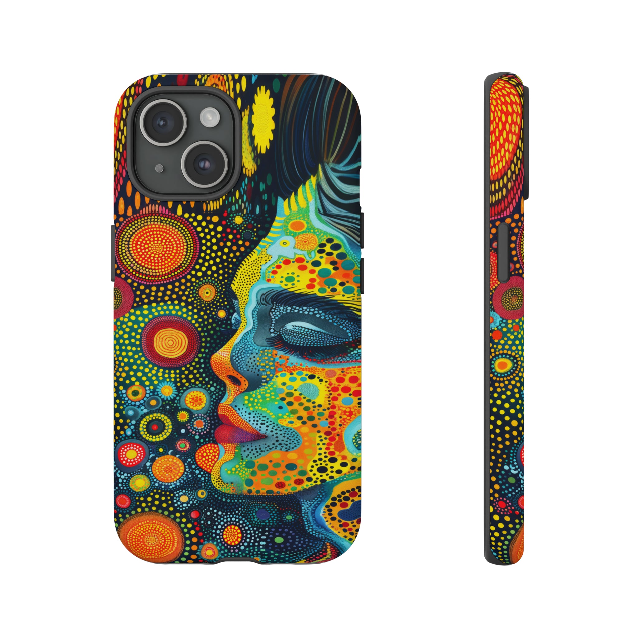 Phone Case, whimsical colorful design, Artistic design, Tough Case, Colorful whimsical fantasy design, iPhone 15, 14, 13, 12, 11, Samsung, Pixel