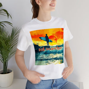 Sol Searcher sunset Unisex Jersey Short Sleeve Tee