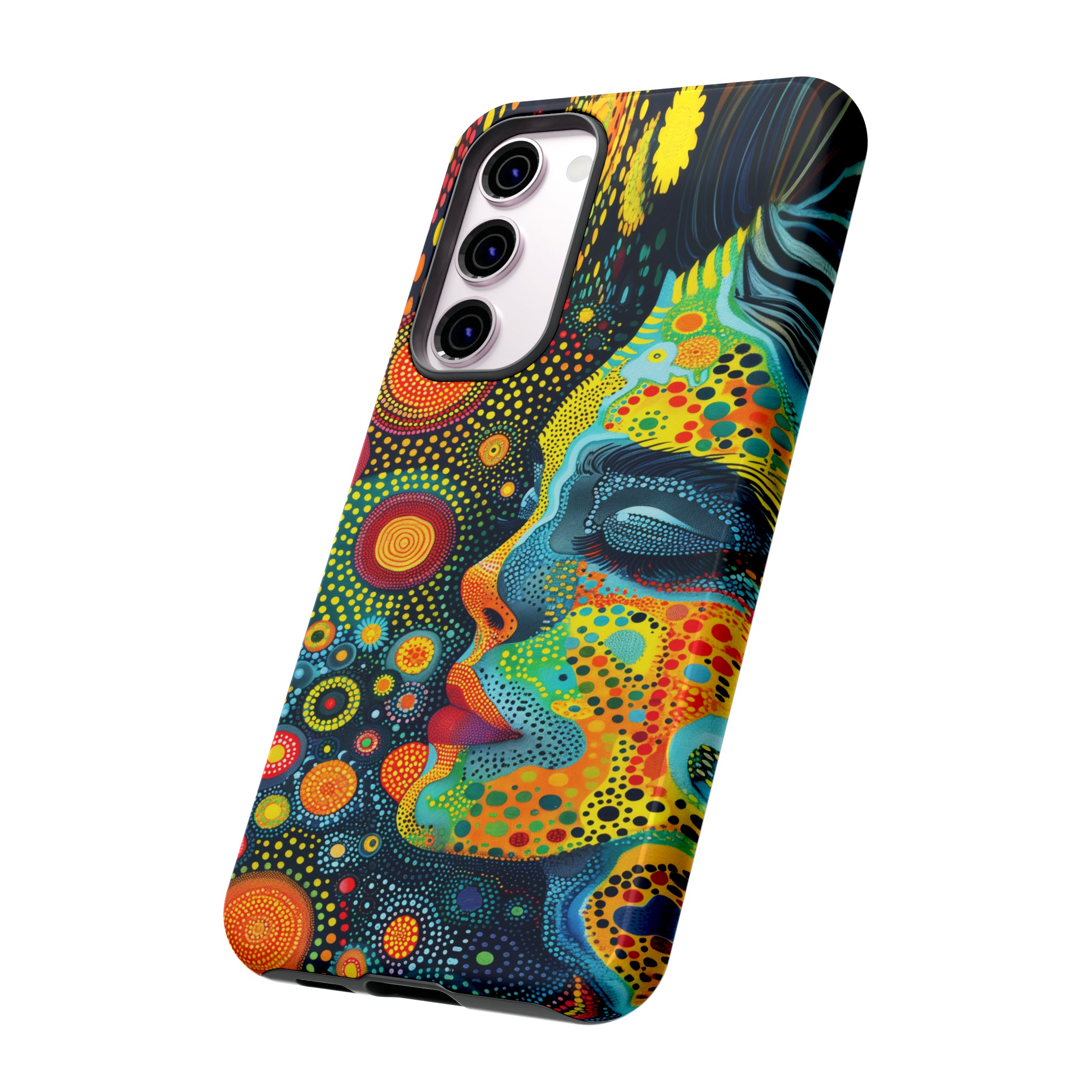 Phone Case, whimsical colorful design, Artistic design, Tough Case, Colorful whimsical fantasy design, iPhone 15, 14, 13, 12, 11, Samsung, Pixel