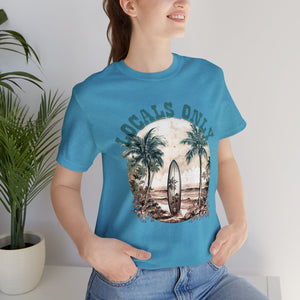 Vintage style Locals only Unisex Jersey Short Sleeve Tee