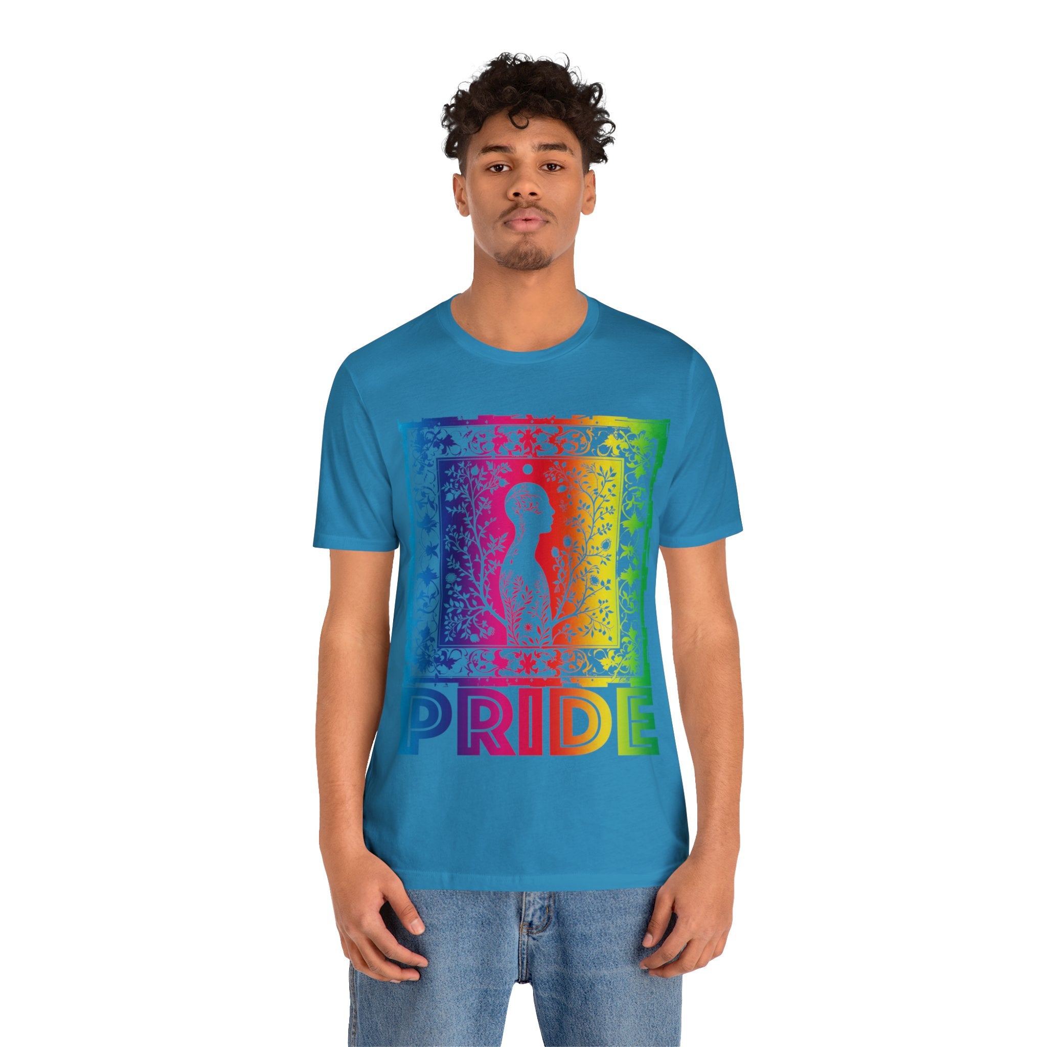 Pride Silhouette in 4 colors Unisex Jersey Short Sleeve Tee