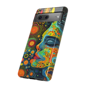 Phone Case, whimsical colorful design, Artistic design, Tough Case, Colorful whimsical fantasy design, iPhone 15, 14, 13, 12, 11, Samsung, Pixel