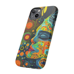 Phone Case, whimsical colorful design, Artistic design, Tough Case, Colorful whimsical fantasy design, iPhone 15, 14, 13, 12, 11, Samsung, Pixel