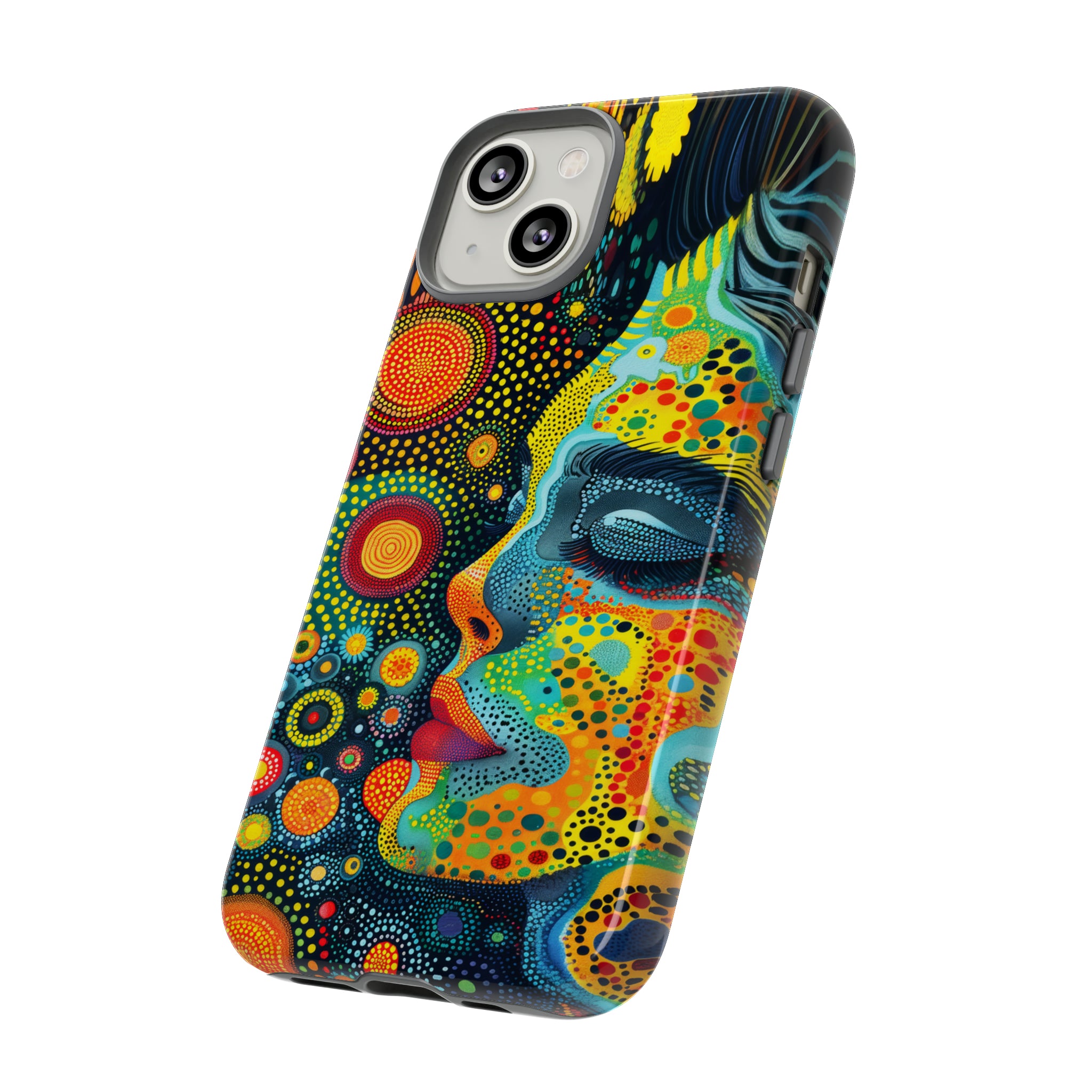 Phone Case, whimsical colorful design, Artistic design, Tough Case, Colorful whimsical fantasy design, iPhone 15, 14, 13, 12, 11, Samsung, Pixel