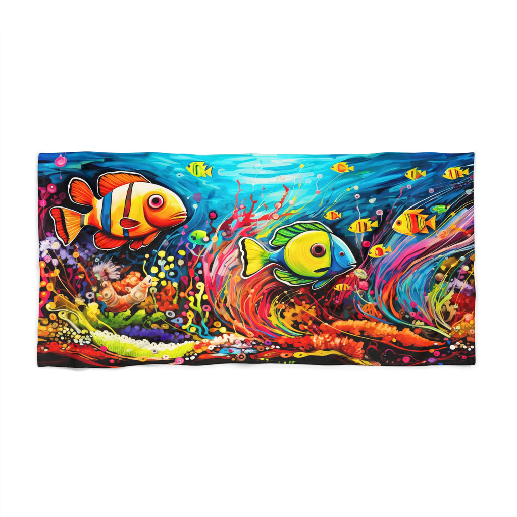 Tropical Tidewater Beach Towel