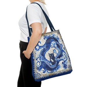 Serpent cat Tote Bag