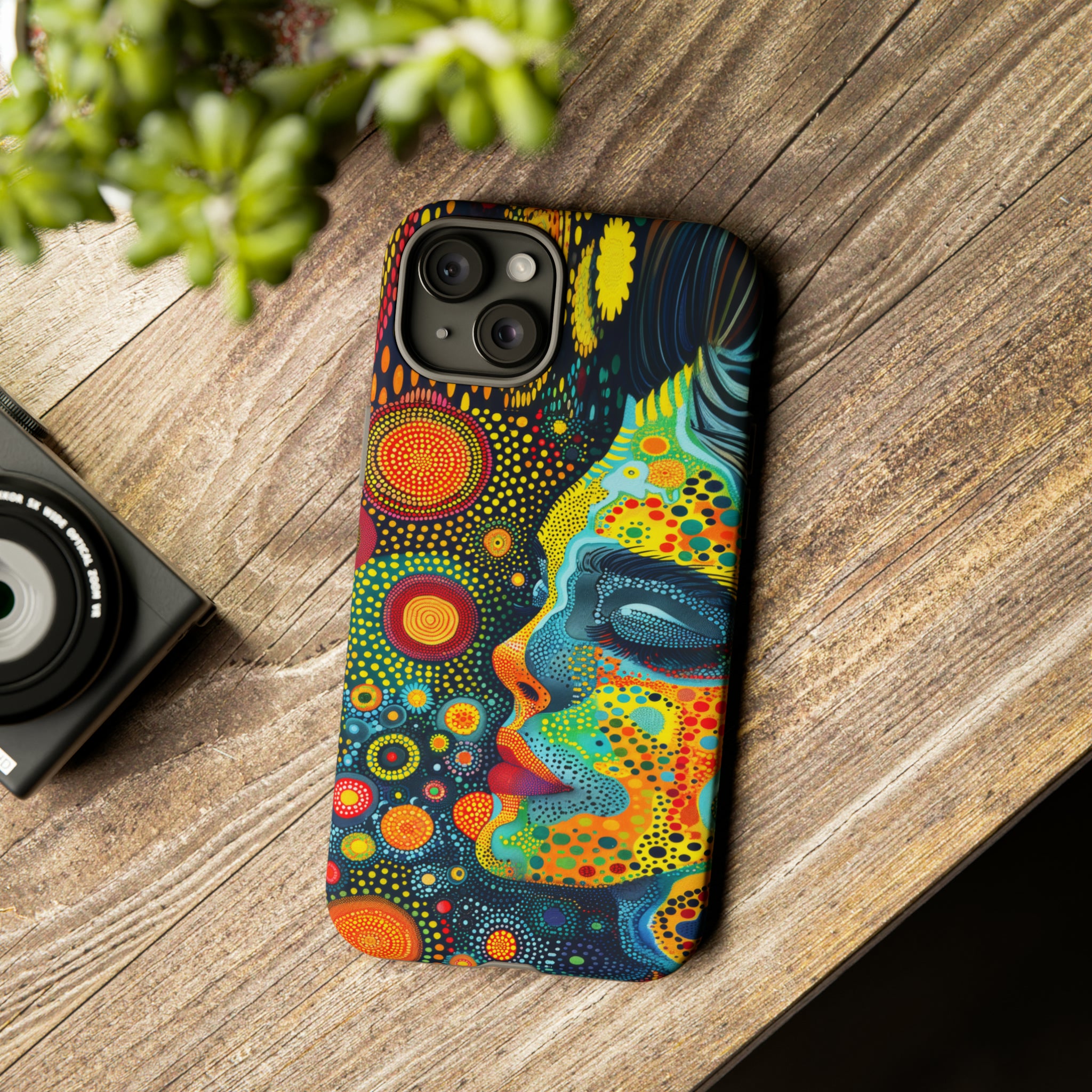 Phone Case, whimsical colorful design, Artistic design, Tough Case, Colorful whimsical fantasy design, iPhone 15, 14, 13, 12, 11, Samsung, Pixel