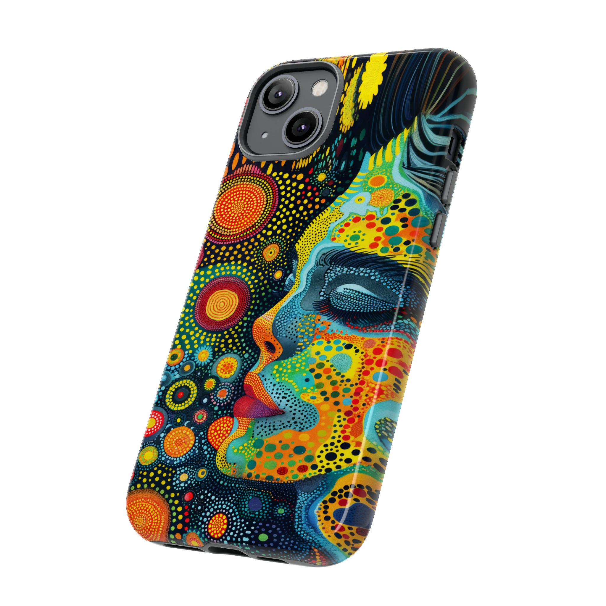 Phone Case, whimsical colorful design, Artistic design, Tough Case, Colorful whimsical fantasy design, iPhone 15, 14, 13, 12, 11, Samsung, Pixel