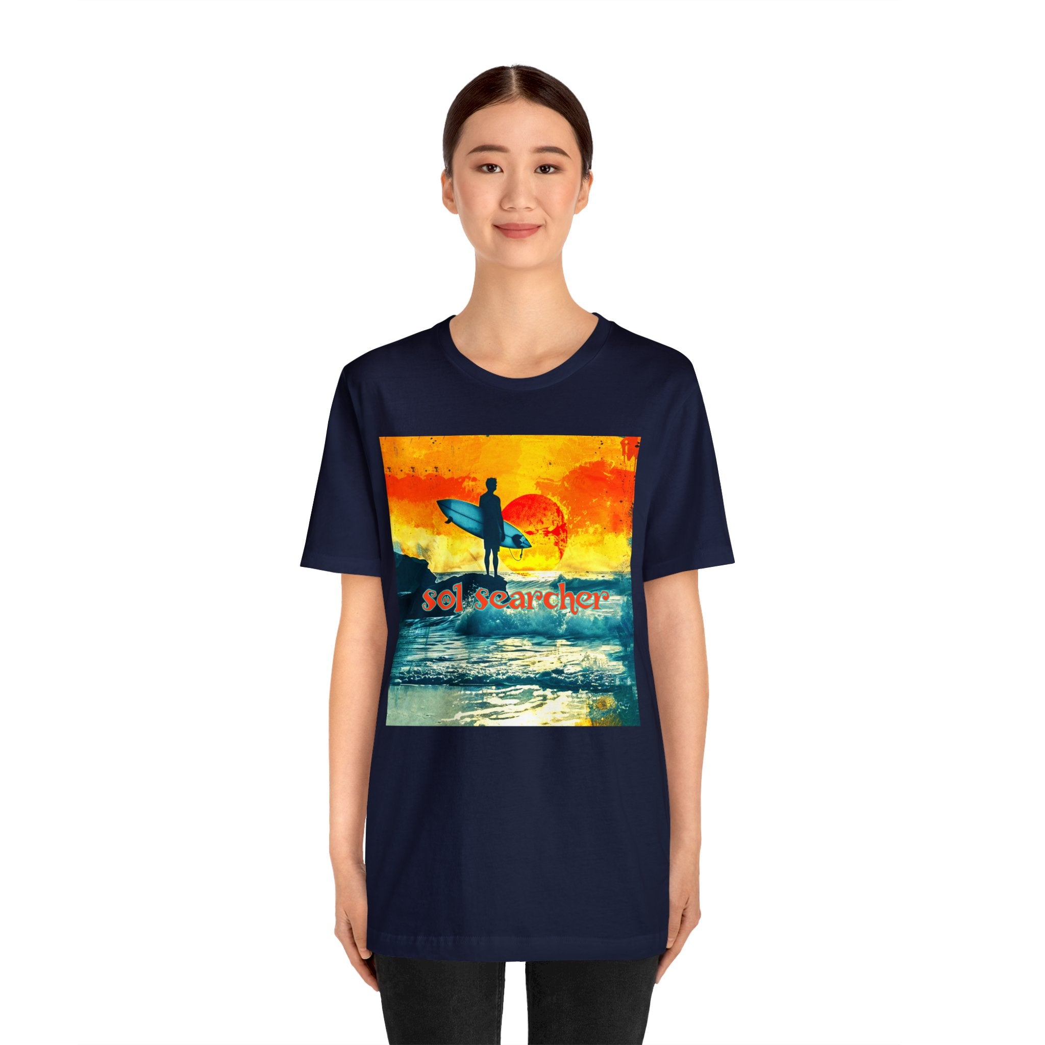 Sol Searcher sunset Unisex Jersey Short Sleeve Tee