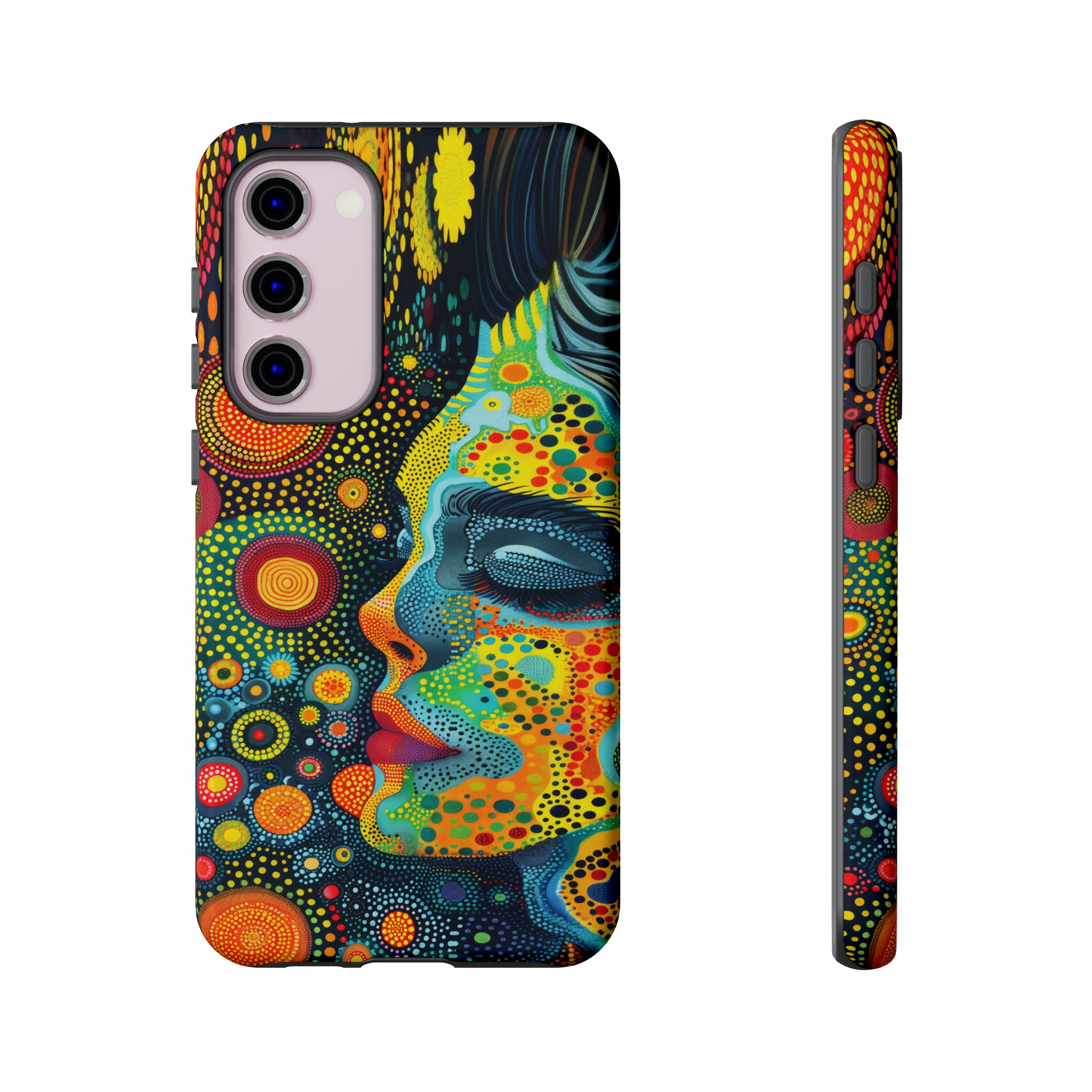 Phone Case, whimsical colorful design, Artistic design, Tough Case, Colorful whimsical fantasy design, iPhone 15, 14, 13, 12, 11, Samsung, Pixel