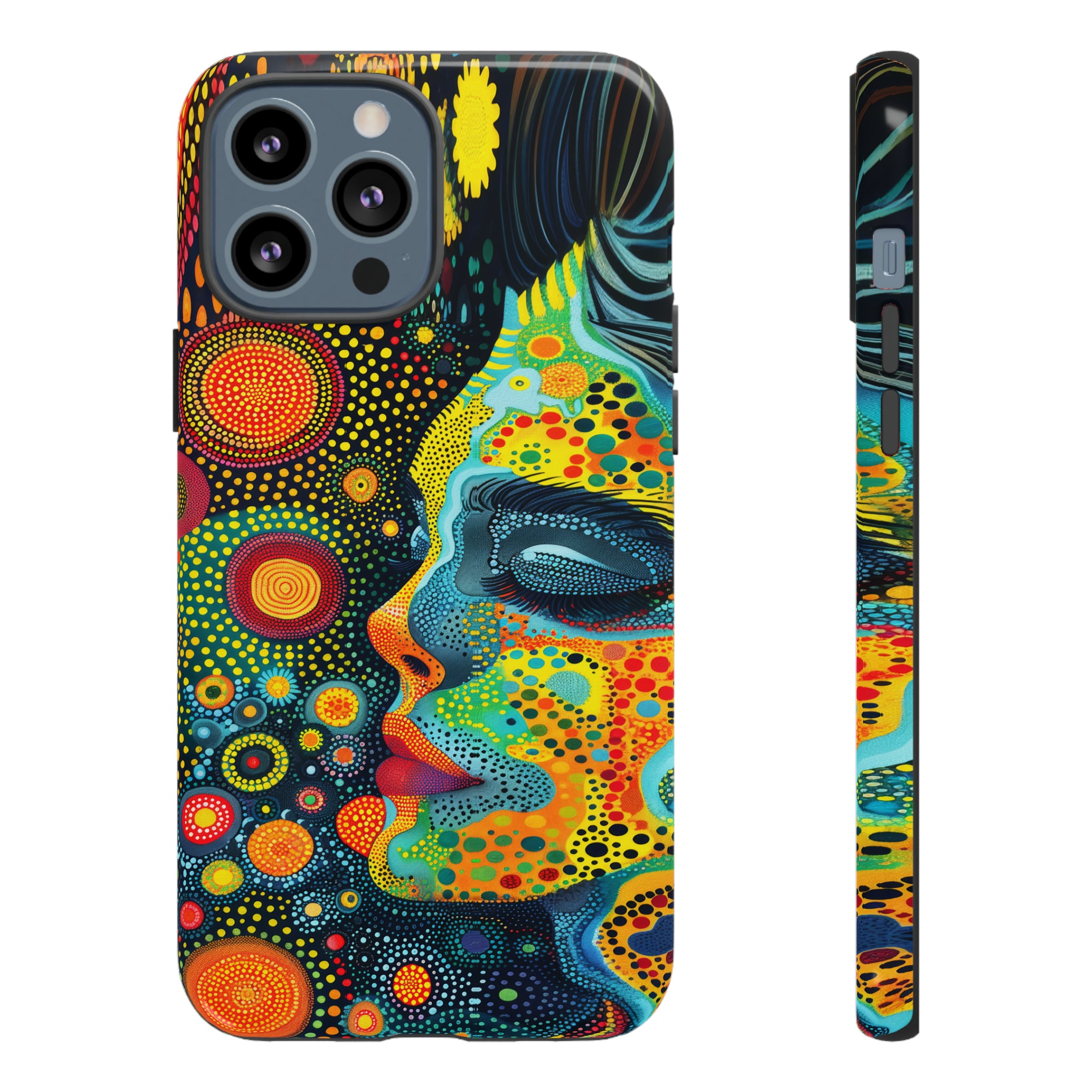 Phone Case, whimsical colorful design, Artistic design, Tough Case, Colorful whimsical fantasy design, iPhone 15, 14, 13, 12, 11, Samsung, Pixel