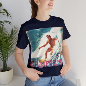 Ride the wave California Unisex Jersey Short Sleeve Tee