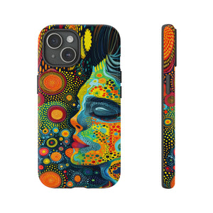 Phone Case, whimsical colorful design, Artistic design, Tough Case, Colorful whimsical fantasy design, iPhone 15, 14, 13, 12, 11, Samsung, Pixel