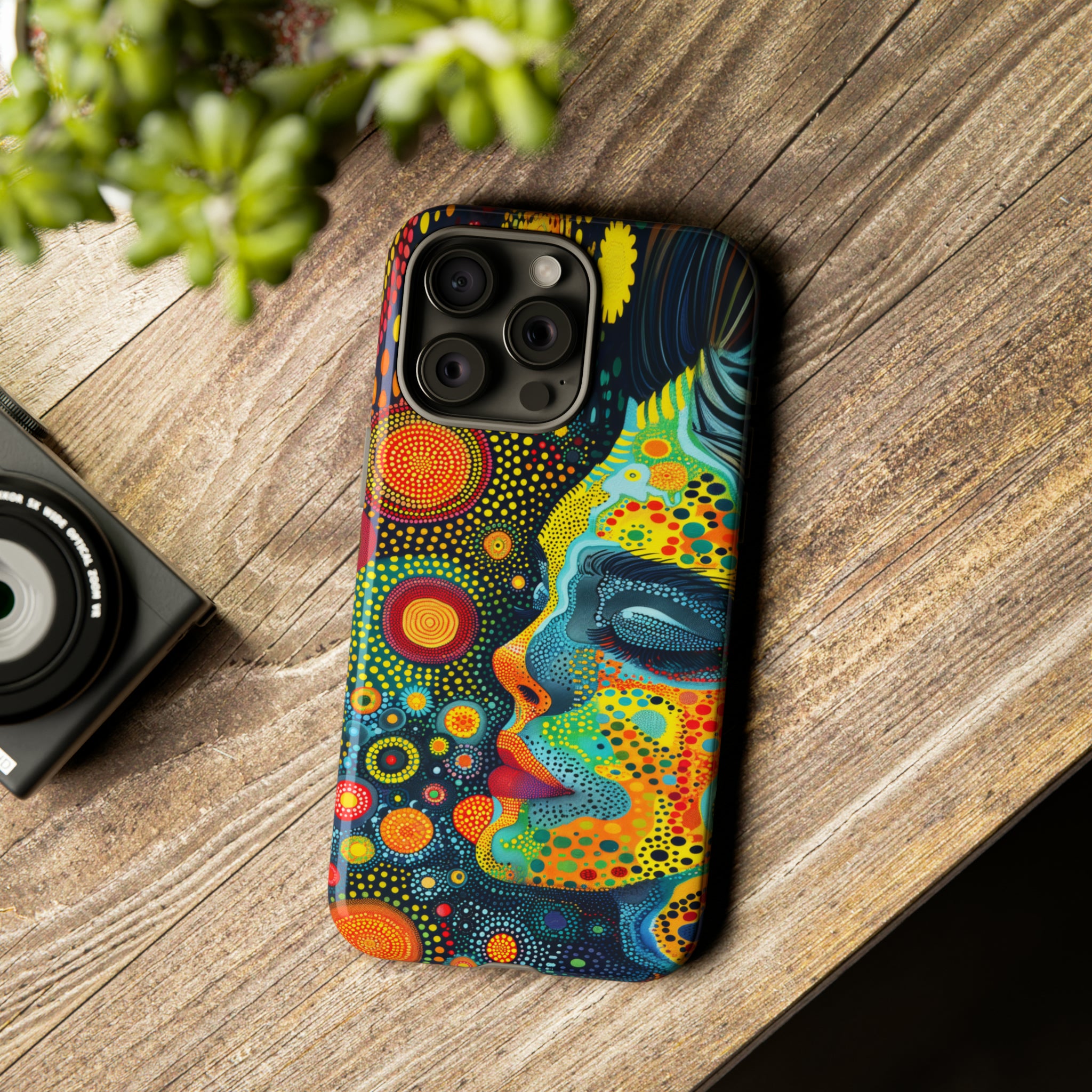 Phone Case, whimsical colorful design, Artistic design, Tough Case, Colorful whimsical fantasy design, iPhone 15, 14, 13, 12, 11, Samsung, Pixel