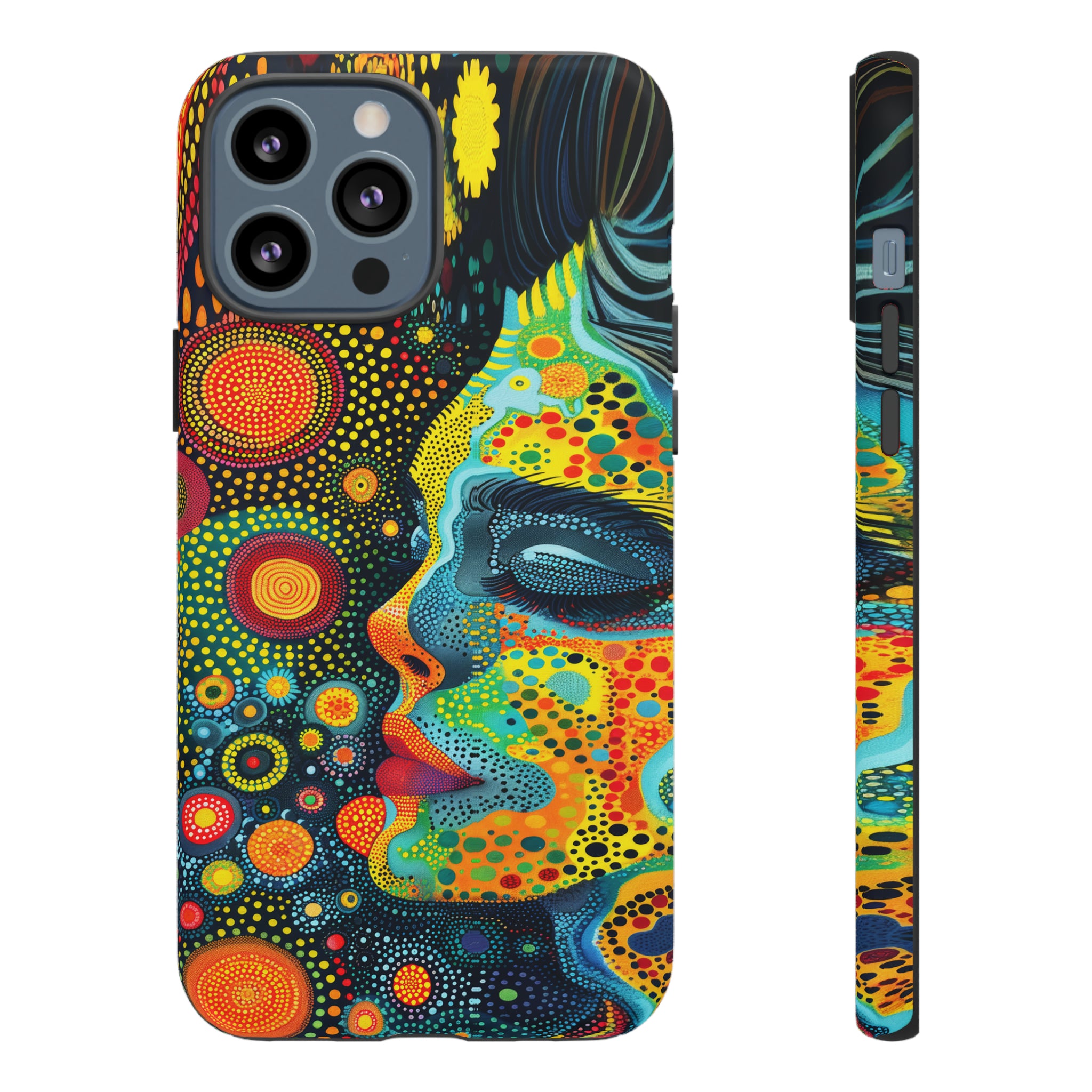 Phone Case, whimsical colorful design, Artistic design, Tough Case, Colorful whimsical fantasy design, iPhone 15, 14, 13, 12, 11, Samsung, Pixel