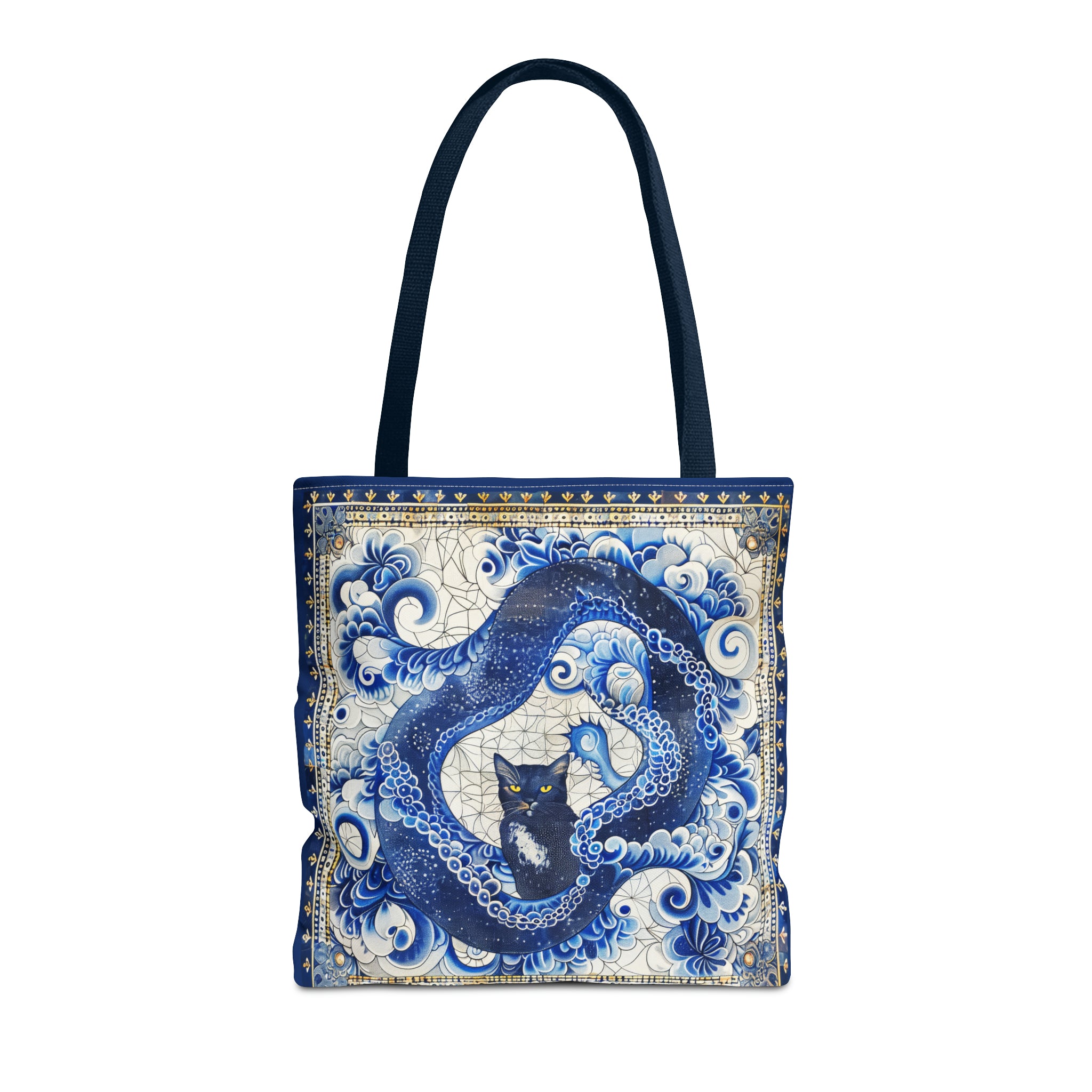 Serpent cat Tote Bag