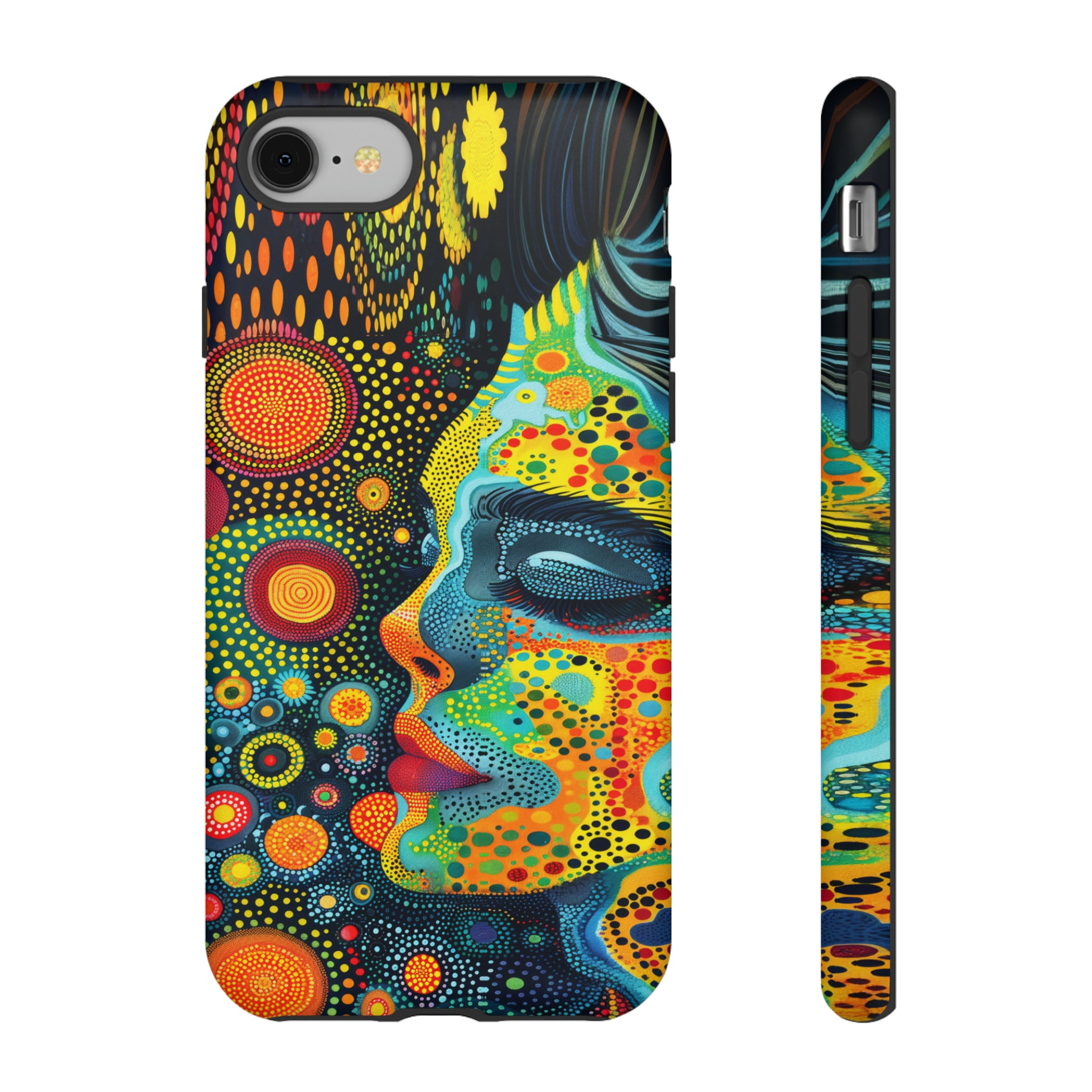 Phone Case, whimsical colorful design, Artistic design, Tough Case, Colorful whimsical fantasy design, iPhone 15, 14, 13, 12, 11, Samsung, Pixel