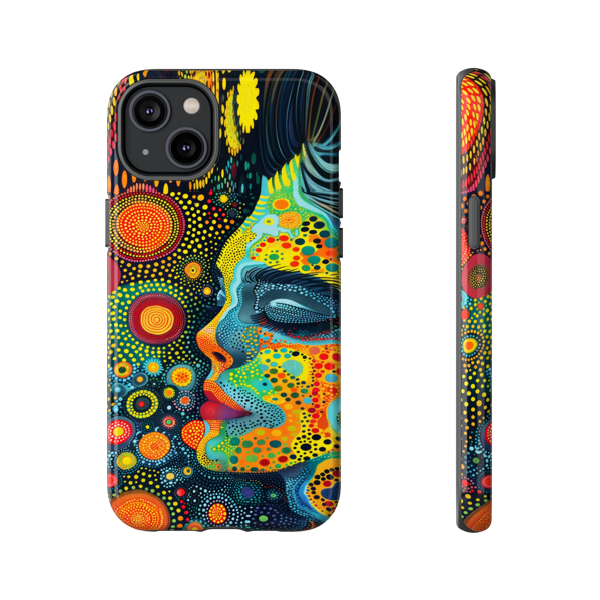 Phone Case, whimsical colorful design, Artistic design, Tough Case, Colorful whimsical fantasy design, iPhone 15, 14, 13, 12, 11, Samsung, Pixel