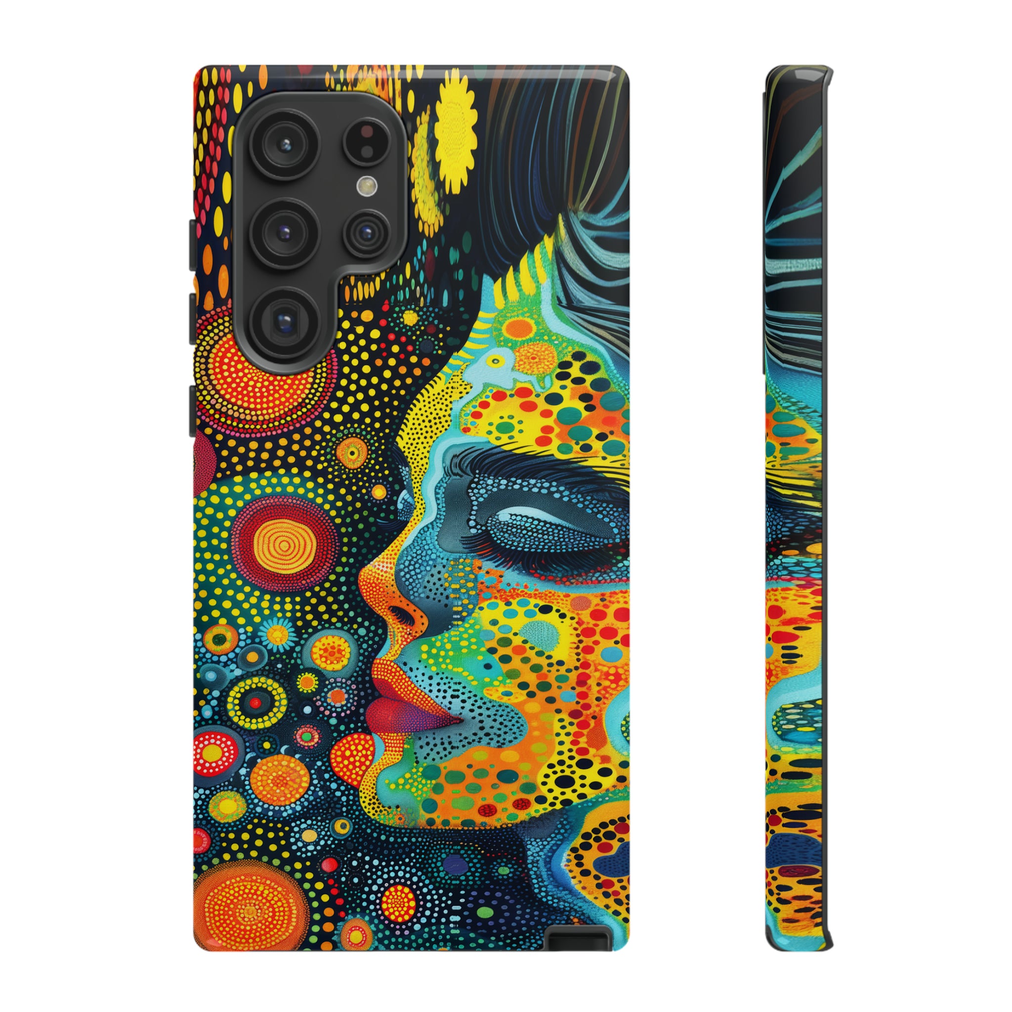 Phone Case, whimsical colorful design, Artistic design, Tough Case, Colorful whimsical fantasy design, iPhone 15, 14, 13, 12, 11, Samsung, Pixel