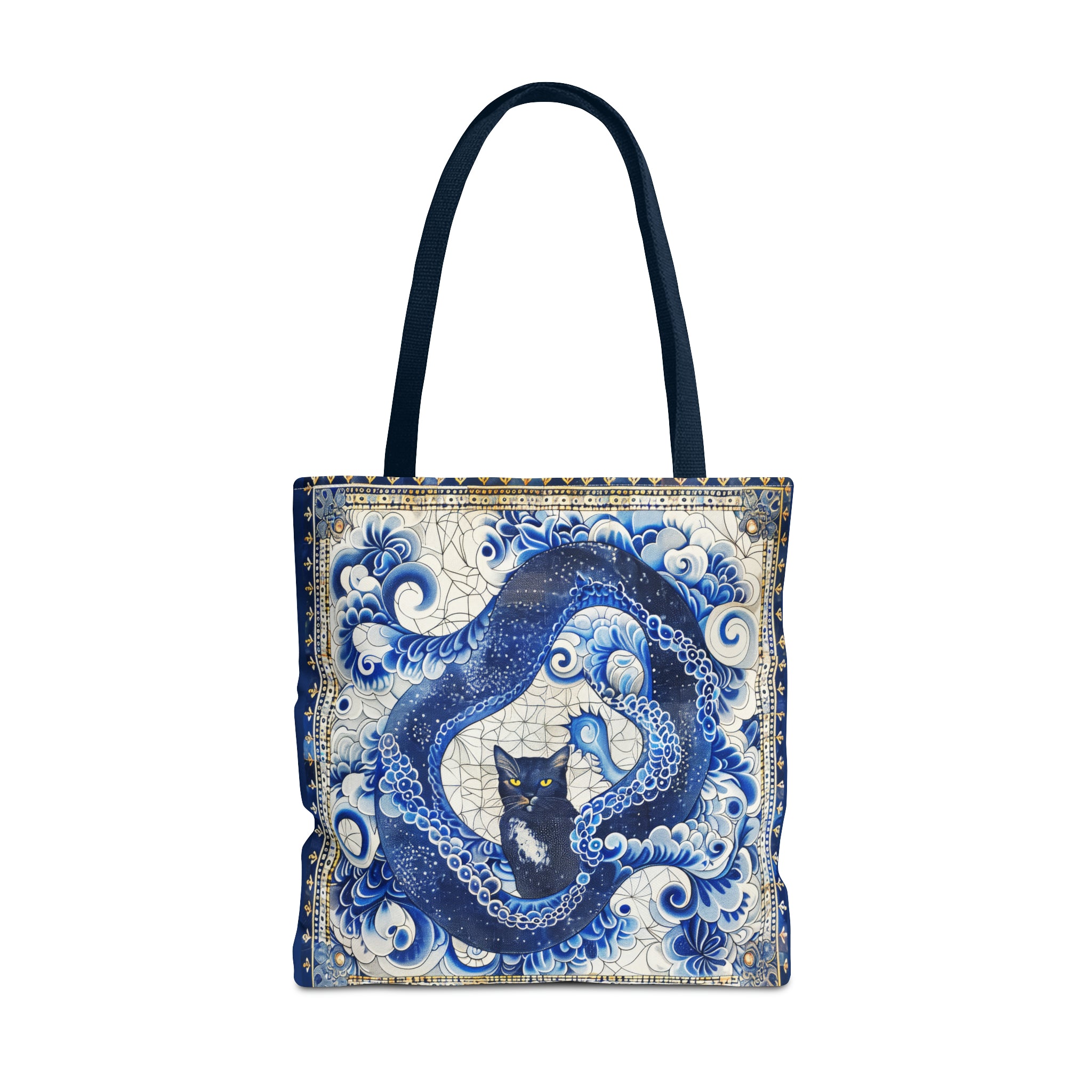 Serpent cat Tote Bag