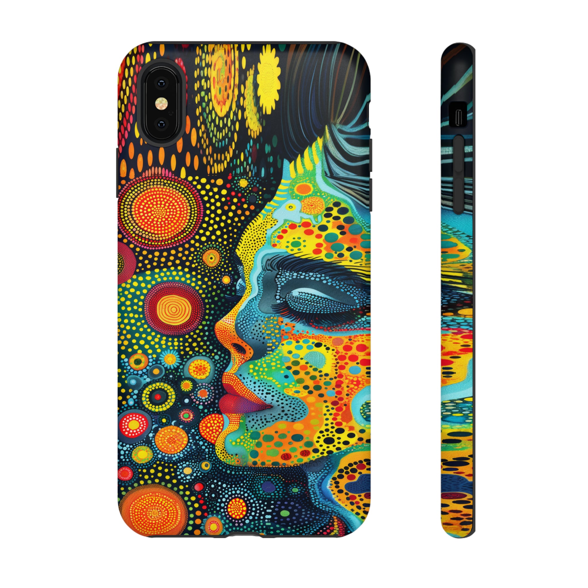 Phone Case, whimsical colorful design, Artistic design, Tough Case, Colorful whimsical fantasy design, iPhone 15, 14, 13, 12, 11, Samsung, Pixel