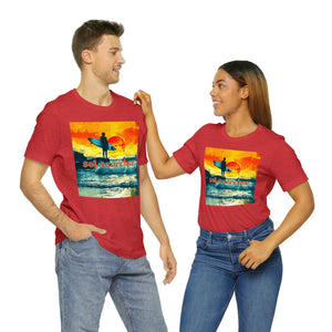 Sol Searcher sunset Unisex Jersey Short Sleeve Tee