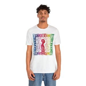 Rainbow silhouette Unisex Jersey Short Sleeve Tee