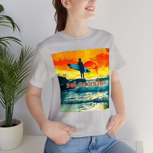 Sol Searcher sunset Unisex Jersey Short Sleeve Tee