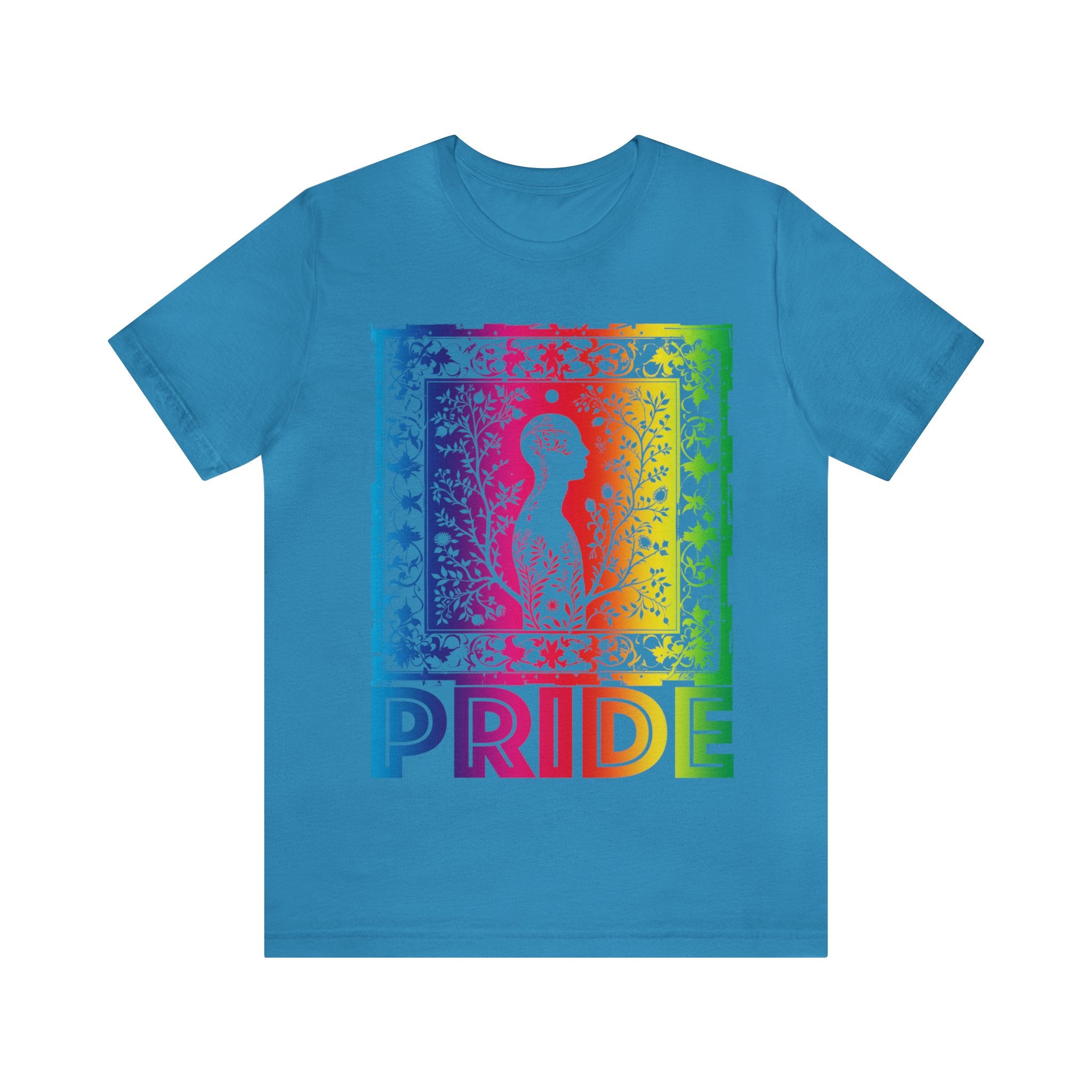 Pride Silhouette in 4 colors Unisex Jersey Short Sleeve Tee