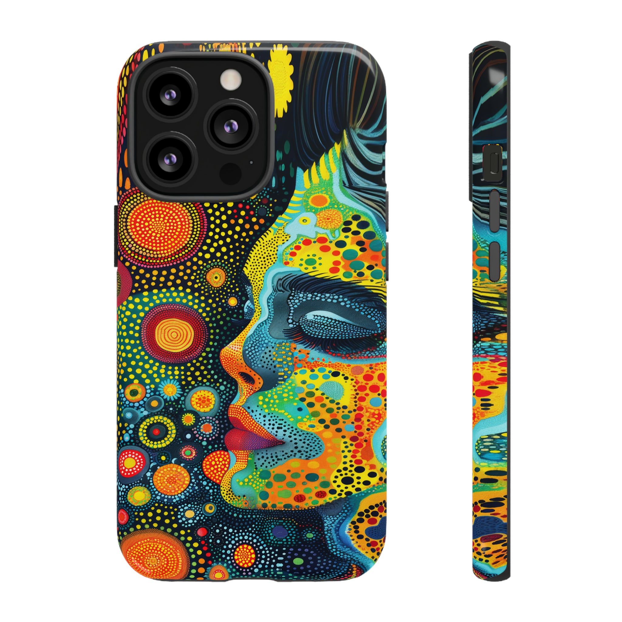 Phone Case, whimsical colorful design, Artistic design, Tough Case, Colorful whimsical fantasy design, iPhone 15, 14, 13, 12, 11, Samsung, Pixel