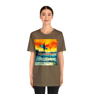 Sol Searcher sunset Unisex Jersey Short Sleeve Tee