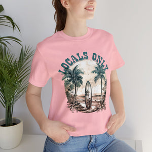 Vintage style Locals only Unisex Jersey Short Sleeve Tee