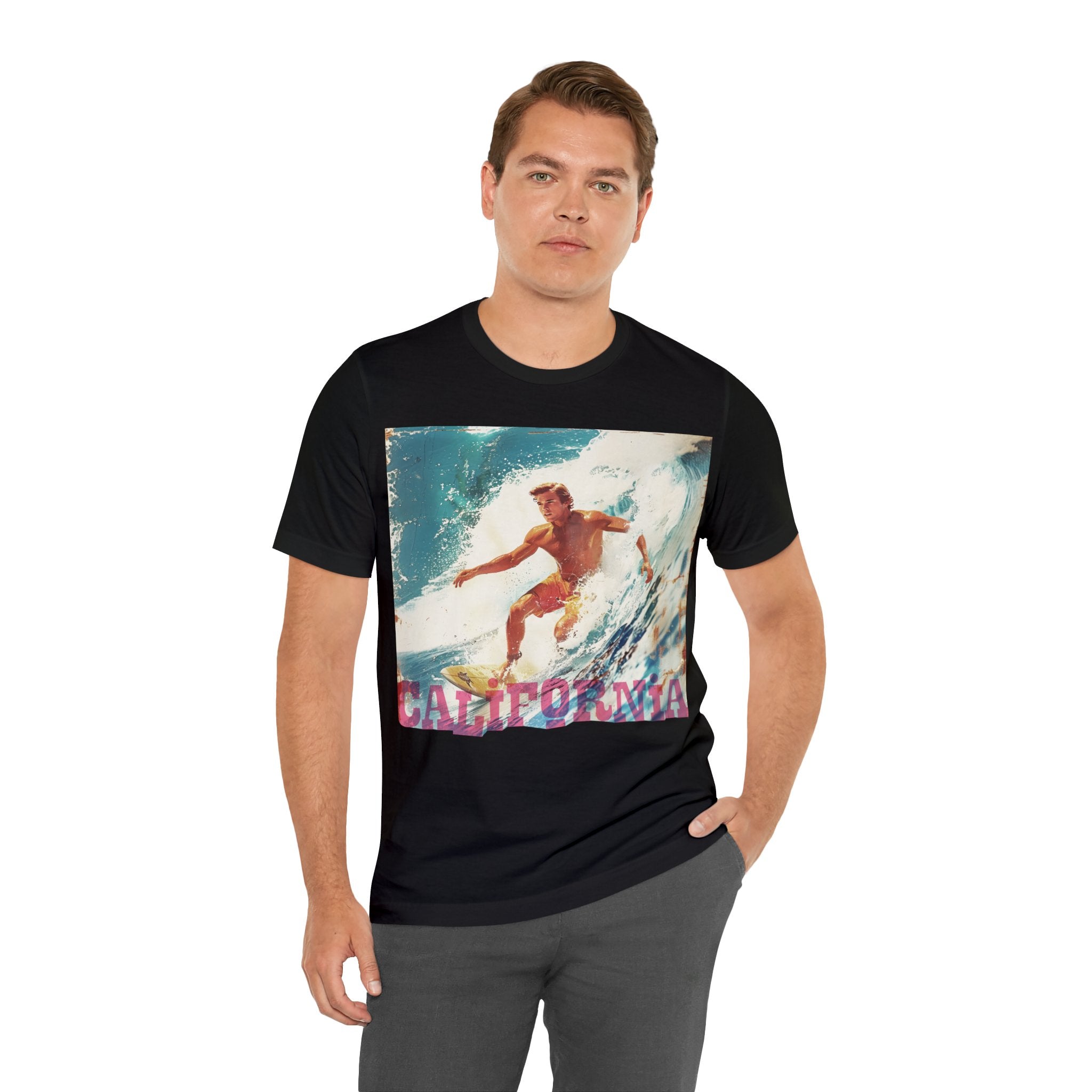 Ride the wave California Unisex Jersey Short Sleeve Tee